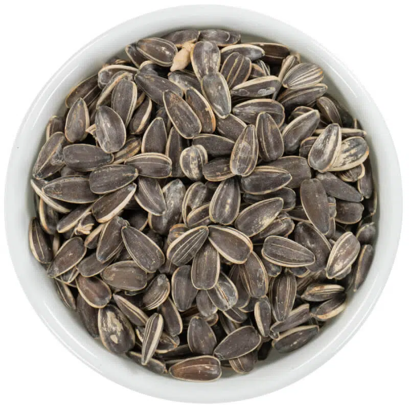 shelling sunflower seeds